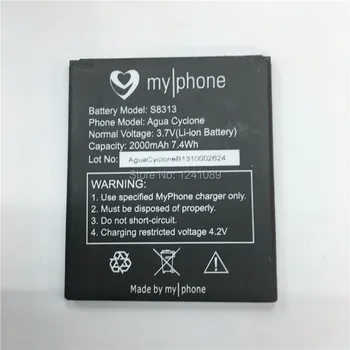 Аккумулятор YCOOLY для Myphone S8313 емкостью 2000 мАч в режиме длительного ожидания для аккумулятора Myphone Agua Cyclone