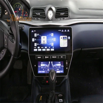 22-Дюймовый двойной экран Android 12 для Maserati Quattroporte 2013-2019 Автомобильный GPS-навигатор Мультимедийный плеер Головное устройство Carplay 5G SIM