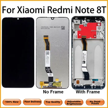Для Xiaomi Redmi Note 8T ЖК-дисплей С Сенсорным Экраном Дигитайзер В Сборе Запасные Части Для Redmi Note 8 T ЖК-экран С Рамкой