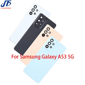 10 шт./лот Замена Samsung Galaxy A53 5G A536 Задняя крышка батарейного отсека Задняя дверь Панель корпуса шасси Корпус