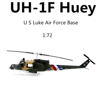 1/72 Масштаб 36916 США UH-1F Huey Вертикально Летающий самолет Люк Модель вертолета на базе ВВС Коллекция подарков Игрушки Вентиляторы