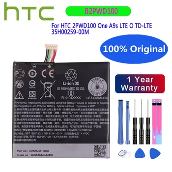 Новый 100% Оригинальный Аккумулятор B2PWD100 Для HTC B2PWD100 One A9s LTE O TD-LTE 35H00259-00M 2300mAh Запасные Батареи для телефона + Инструменты