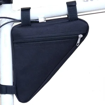 Велосипедная сумка с треугольной рамой, водонепроницаемая передняя сумка с трубкой, седельная сумка для хранения дорожных горных велосипедов, аксессуары для велосипедов