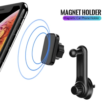Универсальный Автомобильный Держатель Для Телефона, Магнитная Мобильная Подставка, Поддержка GPS, Автомобильное Вентиляционное Отверстие для iPhone 13 12 11 Pro Max Xr Xiaomi Samsung