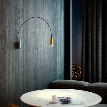 длинные настенные бра винтажные комплекты для гостиной современная отделка стен освещение для спальни украшения беспроводной настенный светильник