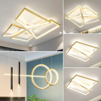 светодиодные потолочные светильники для гостиной в скандинавском стиле, светильники для ванной комнаты, потолочные светильники для скрытого монтажа