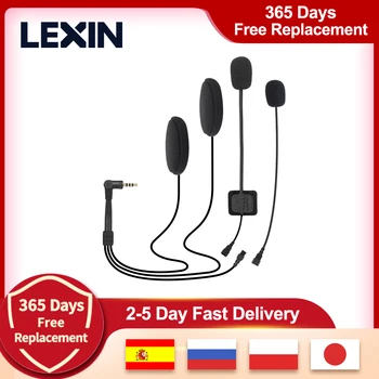Бренд Lexin Аксессуары для наушников внутренней связи для LX-B4FM и B4FM-X Bluetooth шлем Переговорное устройство для внутренней связи Разъем для наушников