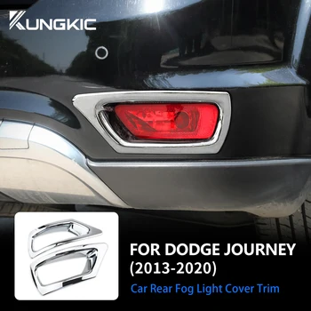 Для Dodge Journey 2013 2014 2015 2016 2017 2018 2019 2020 Совершенно Новый Серебристый ABS Автомобильный Задний Противотуманный Фонарь С Отделкой Автоаксессуарами