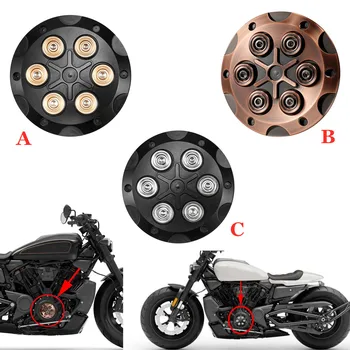 Алюминиевый Чехол Для Защиты Левого Двигателя Мотоцикла, Боковая Крышка Сцепления Двигателя Для Harley Sportster S RH1250 RH1250S 2021-Более Поздней Версии