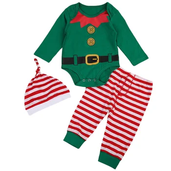 Рождественский комбинезон, детские комбинезоны, комбинезоны для новорожденных, одежда для мальчиков
