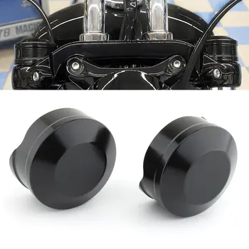 Алюминиевая верхняя крышка вилки мотоцикла, яркий черный аксессуар, подходящий для Harley Softail Breakout FXBRS 2018-2023