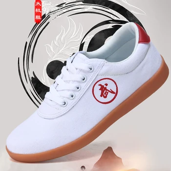 Новая летняя обувь 2023 года для кунг-фу, Традиционная китайская обувь, дышащие кроссовки для тхэквондо, Износостойкая уличная спортивная обувь на шнуровке