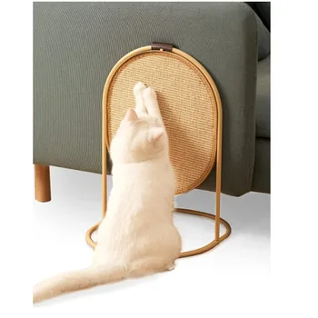 Многофункциональная интерактивная игрушка для домашних животных Scratch Cardboard Cat, Когтеточка для кошек из натурального сизаля, когтеточка для кошек и котят