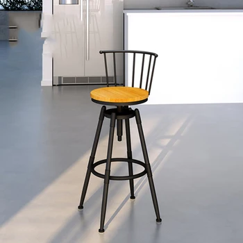 Парикмахерские кресла Island Nordic, Мастерское Кожаное Металлическое косметическое минималистичное кресло, салон маникюра, туалетный столик, Уличная мебель для кафе MZY
