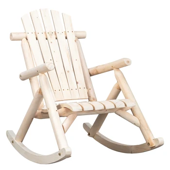 Ленивый садовый стул Деревянные кресла-качалки Открытый внутренний дворик для отдыха, сна, кресло для старейшин 65*95*96 см