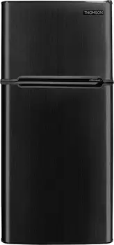 Холодильник квартирного размера TFR469 с верхней морозильной камерой -2-дверный холодильник с вместимостью для хранения, регулируемыми непроливаемыми полками, Дверцей и