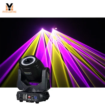 Лазерный рисунок RGB с движущейся головкой DJ party, освещение сцены стадиона, проекционная лампа для лазерного шоу мощностью 2-4 Вт