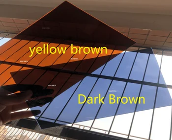 коричневый акриловый лист толщиной 2 мм, темно-бордовая пластина из органического стекла PMMA, коричневое темно-коричневое оргстекло, плексиглас