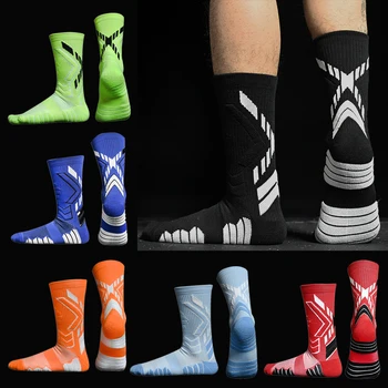 Мужские баскетбольные носки, спортивные носки на открытом воздухе, утолщенное полотенце, корзина для велоспорта и бега, кальцетиновые носки для взрослых