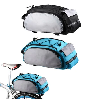 Велосипедная сумка на заднее сиденье, багажник, сумка для переноски, снаряжение для верховой езды на открытом воздухе, снаряжение для езды на велосипеде по горной дороге большой вместимости