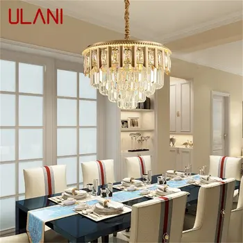 Люстра ULANI, подвесной светильник, постмодернистский золотой Роскошный домашний светодиодный светильник для украшения гостиной, столовой