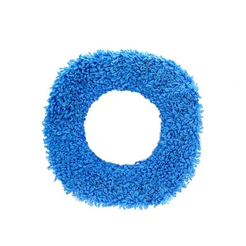 Одноразовая швабра, которую можно стирать, прочные сменные прокладки из микрофибры, тряпка для уборки пыли, для сухого и влажного пылесоса, синяя