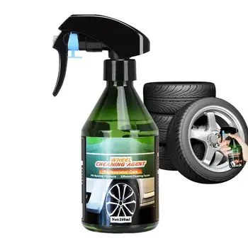 Автоматический очиститель колес, средство для удаления тормозной пыли, портативный спрей для удаления ржавчины и технического обслуживания автомобилей, спрей для чистки шин для грузовиков и легковых автомобилей