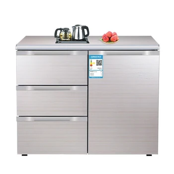 Холодильник Бытовой Горизонтальный Кухонный Встроенный Холодильник с тремя выдвижными ящиками, расположенный рядом с дверцей, Холодильник с прямым охлаждением и морозильной камерой