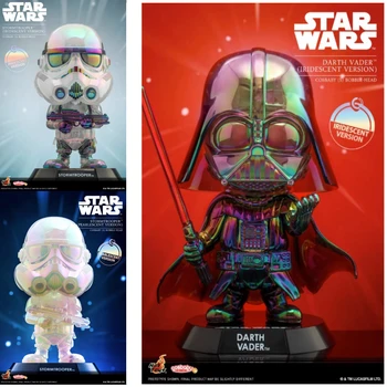 Hottoys HT cosbaby Star Wars Q Edition (Color & Pearl Edition), мини-коллекция кукольных игрушек, Рождественский подарок на День рождения