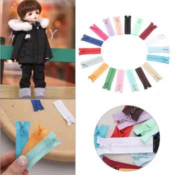 5 шт/комплект мини молния кукла одежда ручной работы, застежки-молнии DIY швейные скрапбукинг одежды аппликация глава треугольник молния кукла одежда