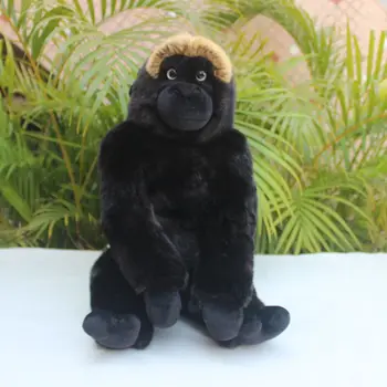 Черная Обезьяна Кинг-Конг Милая Плюшевая Игрушка Животное Эмуляционный Шимпанзе Горилла Орангутанг Мягкая Кукла На День Рождения Рождественские Подарки