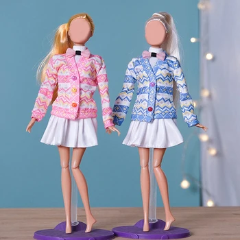 Зимнее пальто в этническом стиле для 30-сантиметровой куклы Барби, костюм для кукол 11,5 дюймов, аксессуары для кукол, игрушки для девочек