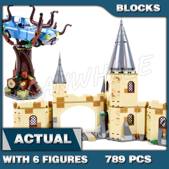 789 шт. 3-уровневый Школьный замок Wizards World, Гремучая Ива 11005, Строительные блоки, Совместимые с моделью