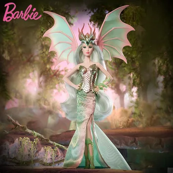 100% Оригинальная кукла Barbie Signature Mythical Muse Fantasy Dragon Empress для девочек-коллекционеров, подлинный Рождественский подарок бренда Mattel