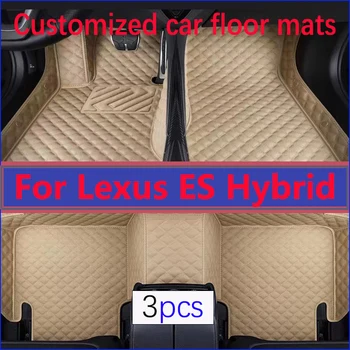 Автомобильные коврики для Lexus ES Hybrid 2022 2021 2020 2019 2018 Водонепроницаемые ковровые покрытия, Изготовленные на заказ автоаксессуары для интерьера автомобилей