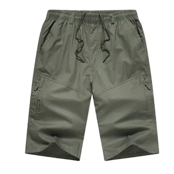Мужские весенне-летние шорты, Укороченные брюки в полоску с карманом, спортивные функциональные брюки-карго, шорты Tech