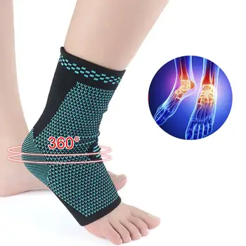 Бандаж для защиты ног, поддерживающий лодыжку, защищающий ногу от растяжения связок, защищающий лодыжку от футбола, бадминтона, теплые носки-бандажи для кормления
