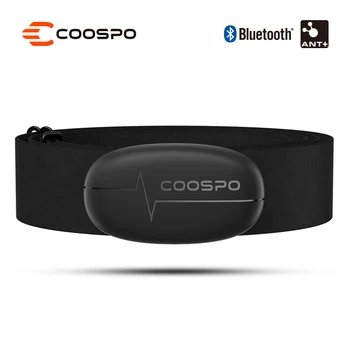 Нагрудный ремешок для пульсометра COOSPO H6M Bluetooth 4.0 ANT + датчик сердечного ритма Водонепроницаемый для Garmin Wahoo