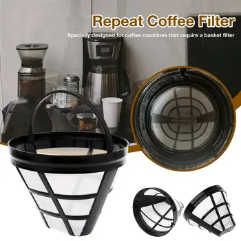 Фильтр для кофемашины, Нейлон, Многоразовый Инструмент для приготовления чая, Кухонная Посуда, кухонные принадлежности