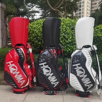 Мужская сумка для гольфа HONMA, высококачественная профессиональная сумка для гольфа из искусственной кожи, клубная сумка для хранения 골프용품