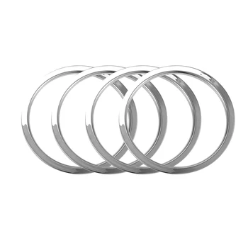 Для Nissan Qashqai J11 2014-2018, хромированная наклейка в форме кольца для автомобильного динамика, Внутренняя рамка, крышка динамика, автозапчасти