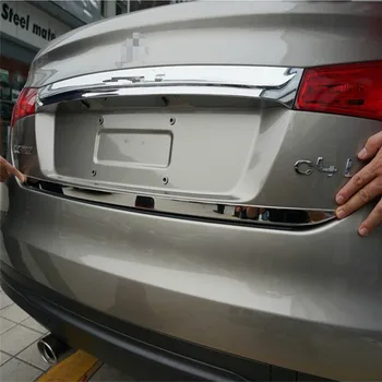 Высококачественная отделка крышки заднего багажника из нержавеющей стали для Citroen C4 L/C4 2013