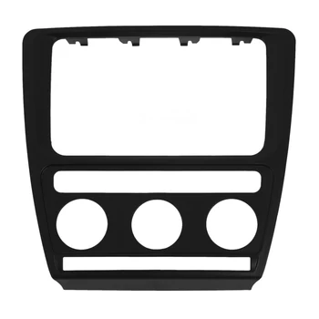 Панель радиоприемника Рамка приборной панели для Skoda Octavia (автоматический кондиционер) 2004-2010 Adio Dvd Стерео Cd Панель