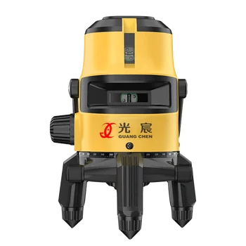 Guang Chen 2 3 5-линейный лазерный уровень green 360 для наливного пола автоматический поворотный лазер cross nivel