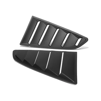 Вентиляционные отверстия в отделке кузова автомобиля для тюнинга Ford Mustang 15-22 Боковые воздухозаборники Жалюзи Специальная внешняя наклейка Матово-черная