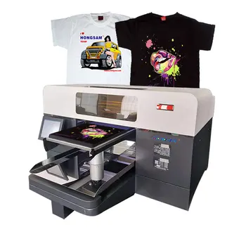 Печатная машина для печати футболок одежды текстиля 3040 Цифровой струйный многофункциональный принтер DTG формата A3 с прямым подключением к одежде