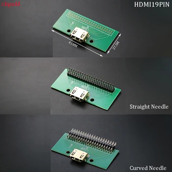 Тестовая плата Cltgxdd 1 HDMI19PIN с 4 проводами типа A, внутренней резьбой типа B C к позолоченной плате адаптера технологической печатной платы 2.54