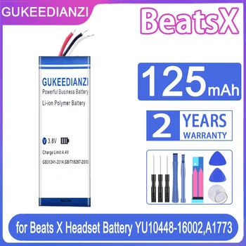 GUKEEDIANZI Сменный аккумулятор BeatsX 125 мАч для Beats X Headset Battery YU10448-16002, A1773 + Бесплатные инструменты