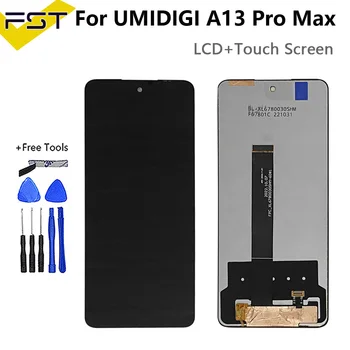 Оригинал Для UMIDIGI A13 PRO MAX 5G ЖК-дисплей С Сенсорным Экраном Digitizer в сборе LCD Touch Для UMIDIGI A13PRO MAX LCD + Сенсор
