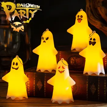 Хэллоуин призрачный ночник ручной фонарь готической формы лампа на батарейках подвесной ночник для вечеринки, подвесной декор для дома